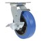 Vestil Elastic Rubber Swivel With Brake Caster 6 In. Diameter x 2 In. Width 770 lb Blue/Black CST-BB-6X2ER-SWB - alternate 6